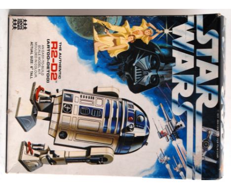 STAR WARS: An original vintage Star Wars Denys Fisher made R2D2 model kit. Appears to be complete (but is unchecked) and unma