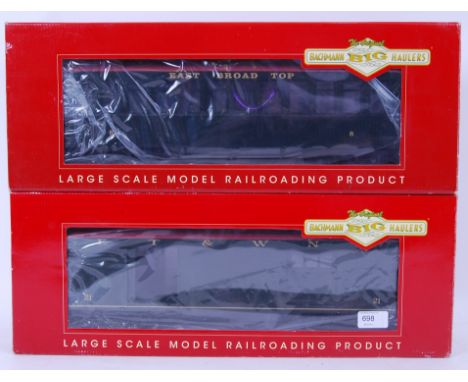 G SCALE: Two G-Scale / gauge Bachmann ' Big Haulers ' carriages, both within the original boxes; 89293 Jackson Sharp Passenge