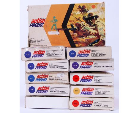 SCALE FIGURES: A collection of 11x ' Model Toys Ltd ' ' Action Pack ' scale plastic figures. Box numbers being AP1, 4101, AP2