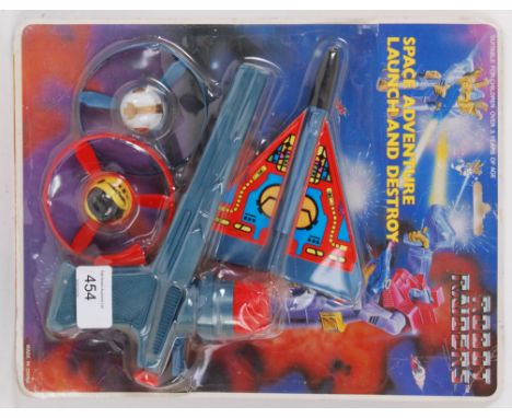 TRANSFORMERS: An original 1980's Transformers style bootleg ' Robot Raiders ' ' Space Adventure Launch & Destroy ' carded toy