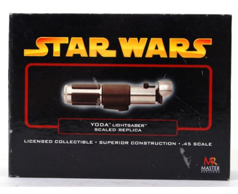 MASTER REPLICA LIGHTSABER: An original Star Wars .45 scale Master Replica Lightsaber. Within the original presentation case. 