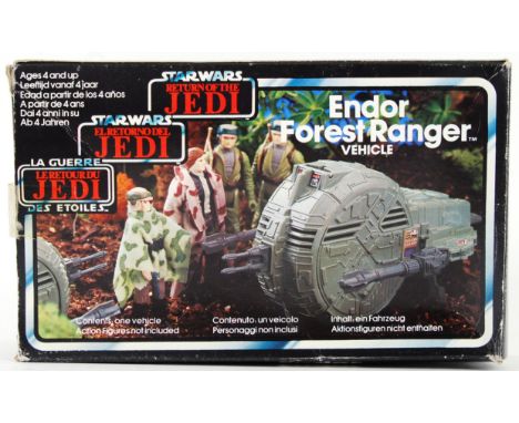 STAR WARS: An original vintage Star Wars ' Endor Forest Ranger ' action figure playset vehicle. Within the original Palitoy R