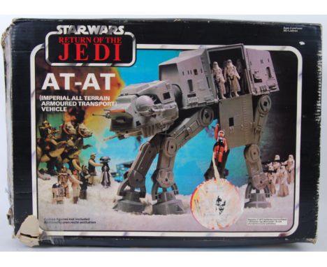 STAR WARS: An original vintage Star Wars ATAT Walker action figure playset. In original Return Of The Jedi box. Text for Pali