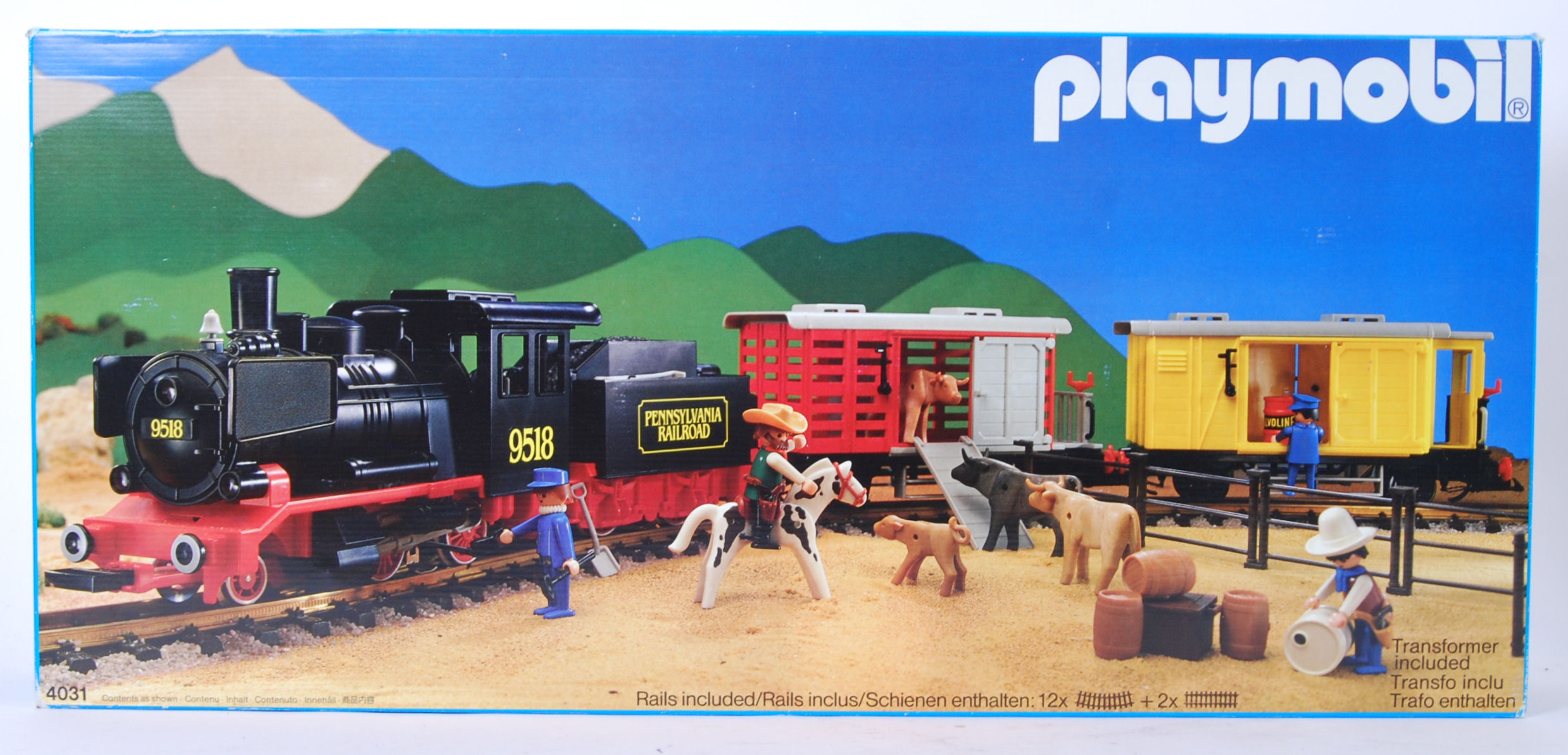 PLAYMOBIL A fantastic original Playmobil 4031 Pennsylvania Railroad large scale trainset. Appear