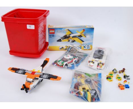 LEGO: An assortment of Lego to include Lego Creator set 6912 in original box (unchecked), various other built sets (4200, 600