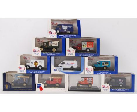 VANGUARDS: A collection of 10x Lledo / Vanguards made (some limited editions) 1:43 scale diecast models, most Olympics relate