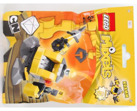 LEGO; An original Lego Minifigures ' Mixels ' Series 6 shop display oversize minifigure bag. A larger scale replica bag of th