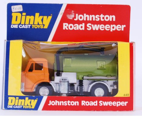 DINKY: An original vintage Dinky diecast model 449 Johnston Road Sweeper. Mint model, in a very good original unpunched box.