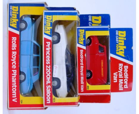 DINKY: A collection of 3x vintage Dinky diecast models, all within the original boxes to include; 124 Rolls Royce Phantom, 12