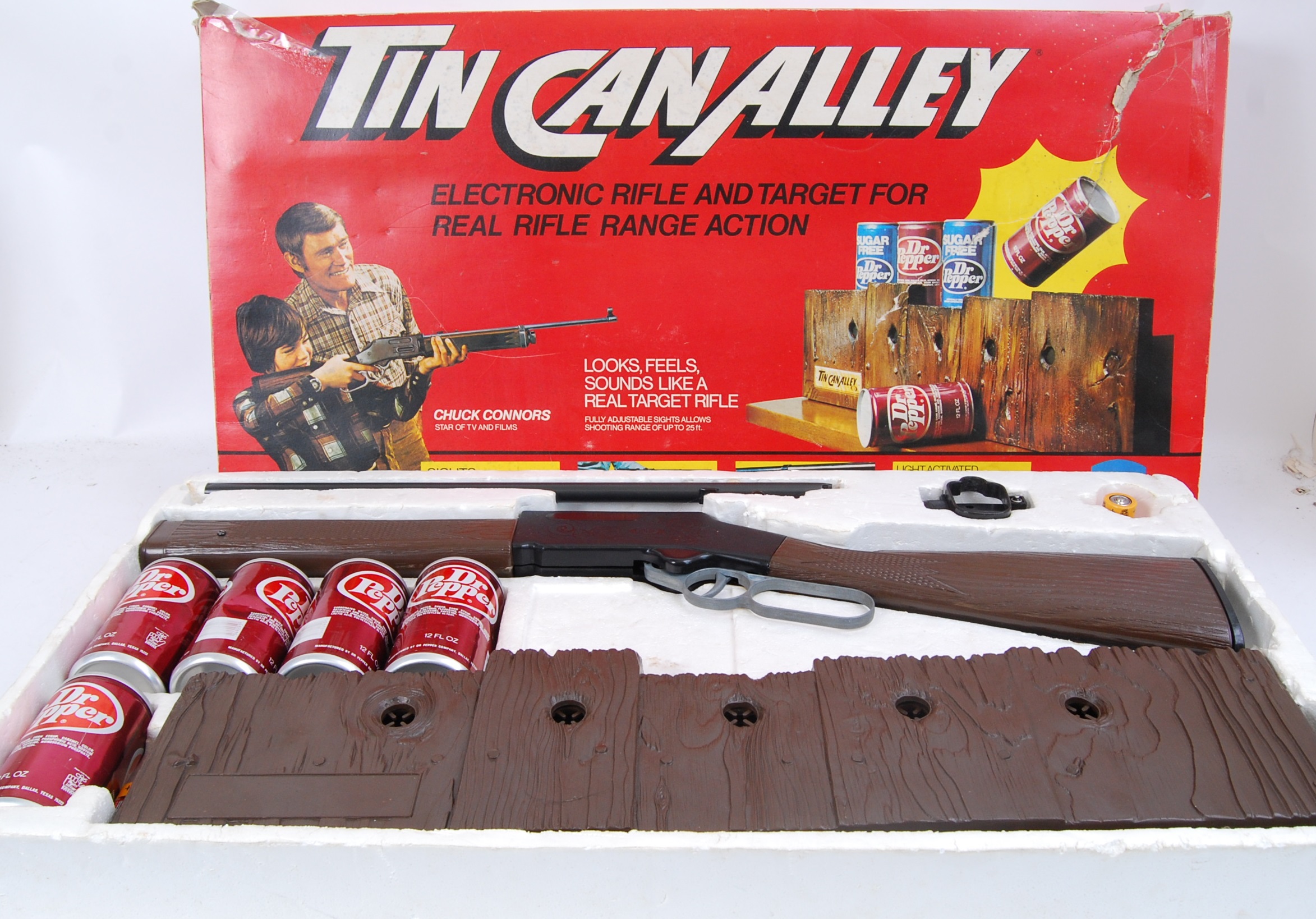 TIN CAN ALLEY An original vintage Ideal Corp ' Tin Can Alley ' toy set