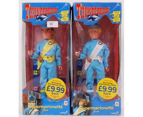 THUNDERBIRDS; Two Pelham made Carlton licensed Thunderbirds ' Supermarionette ' puppets - both unused within the original box