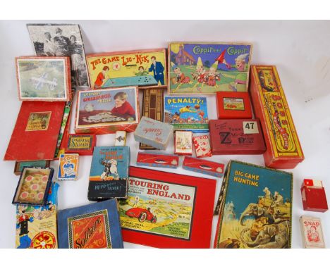 EDWARDIAN GAMES: A very good selection of Edwardian and period parlour games and board games etc, to include; Lone Ranger Gam