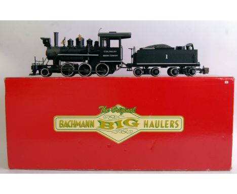 BACHMANN G SCALE; An original vintage  'G ' 1:20.3 scale Bachmann ' Big Hauler ' railway trainset locomotive 81697 Colorado M