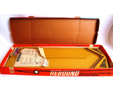 REBOUND; An original vintage early version of ' Rebound ' by Ideal Co. Within the original box. Complete with balls and playi