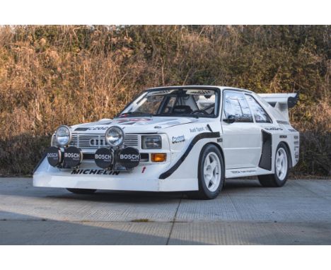Very impressive, fastidiously detailed replication of Hannu Mikkola's 1985 Olympus Rally-winning 'Group B' Audi Quattro SWB.S