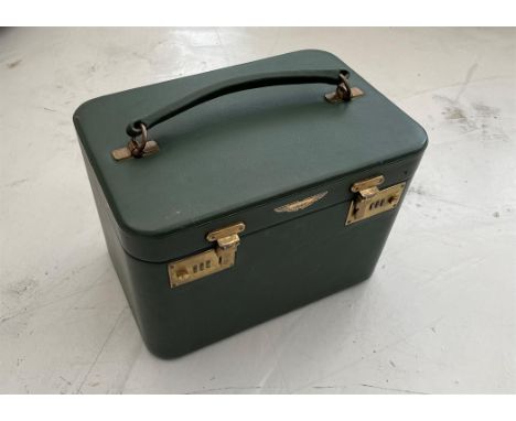 Original seventies Tanner Krolle Ltd. 'Aston Martin' bespoke Vanity Case.Part of a bespoke luggage set offered as an optional