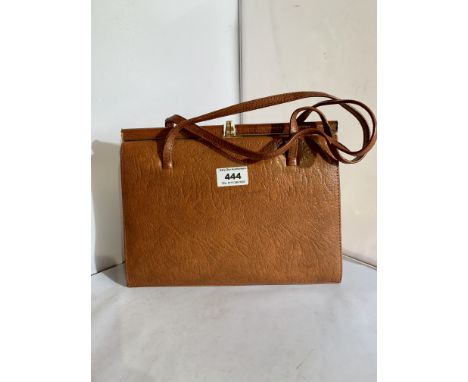 Light brown leather handbag