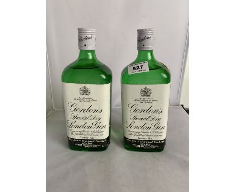 2 bottles of Gordons Special Dry London Gin