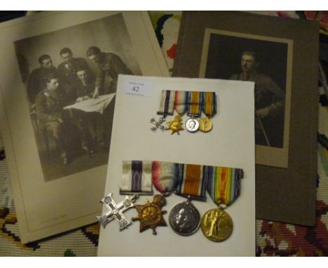 A First World War medal group comprising the Military Cross with ribbon and inscribed to Lt W F G Radford 12th April 1917 Fam