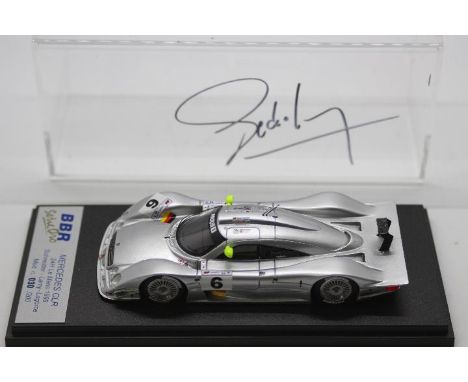 BBR Models - A limited edition hand built resin 1:43 scale Mercedes CLR as raced in the 1999 Le Mans 24 Hour Race by Bernd Sc