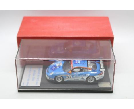 Francorchamps Mini Models - A limited edition Porsche 997 GT3 Cup in 1:43 scale in Jet Alliance livery as driven by Lukas Lic