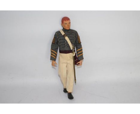 Palitoy, Action Man, GI Joe, Hasbro - An unboxed vintage Palitoy Action Man in GI Joe Air Force Academy outfit. The red paint