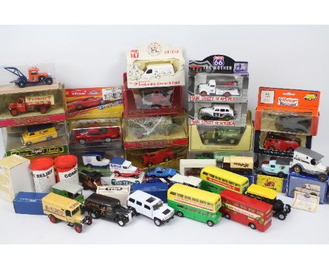 Corgi - Lledo - Matchbox - Wiking - Oxford Diecast - A selection of 40 die cast models in boxes. Items appear in good to exce