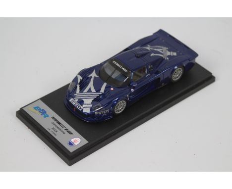 BBR Models - A limited edition hand built resin 1:43 scale 2004 Maserati MC12 Competitzione car car. This model is number 177