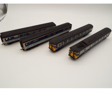 Dapol - an OO gauge model Sprinter two car set 'Strathclyde Transport' op nos 52237 and 57237, and an OO gauge model two car 