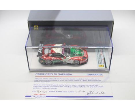 Tecnomodel - A limited edition hand built resin 1:43 scale Ferrari 575 GTC-FIA GT number 11 car in team GPC-SPA Francorchamps