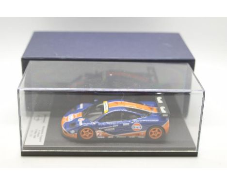 Auto Barn Models - A limited edition hand built resin 1:43 scale McLaren F1 GTR number 2 car in Gulf Racing livery as driven 