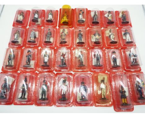 DelPrado - a collection of 33 diecast model military figures, predominantly 'Napoleon at War' series, all mint in sealed blis