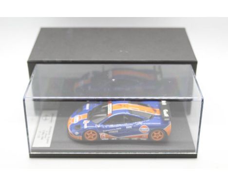 Auto Barn Models - A limited edition hand built resin 1:43 scale McLaren F1 GTR number 6 car in Gulf Racing livery as driven 