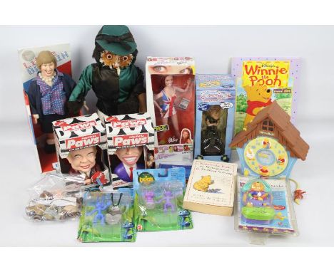 Mattel - Galoob - A collection of figures including Little Britain, Spice Girls, a Simon Cowell bobble head, a Tony Blair dog