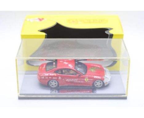 BBR Gasoline Models - A limited edition hand built resin 1:43 scale Ferrari 612 Scaglietti in red Tour China 2005 livery. # G