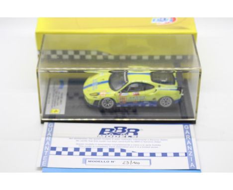 BBR Models - A limited edition hand built resin 1:43 scale Ferrari F430 LMGT2 Le Mans 2009 Team Risi Competitzeone livery car