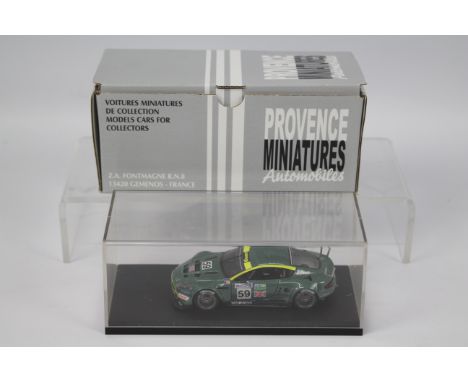 Provence Miniatures - A hand built 1:43 scale resin Aston Martin DBR9 in Aston Martin Racing livery as raced in the 2005 Le M