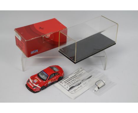 BBR - A hand built 1:43 scale resin Ferrari 550 Maranello in BMS Scuderia Italia livery from Pergusa 2003 # PJ306. The car ap