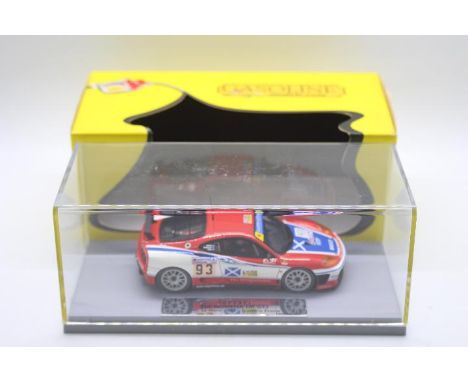 BBR Gasoline Models - A limited edition hand built resin 1:43 scale Ferrari 360 GT2 in Scuderia Ecosse livery as raced in the