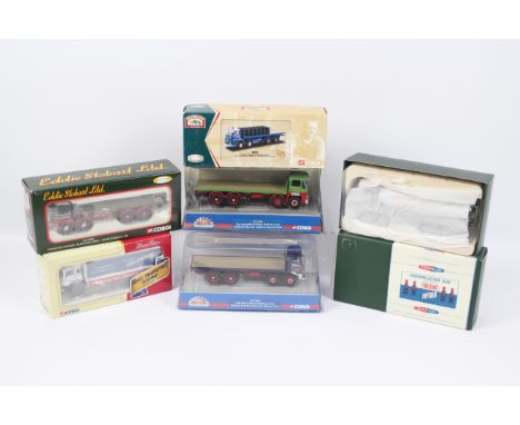 Corgi - 6 x boxed trucks in 1:50 scale including limited edition Leyland Octopus Castrol Tanker number 317 of only 2000 made 