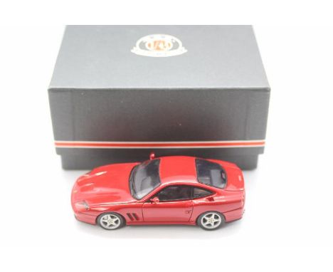 BBR Models - A hand built resin 1:43 scale 1996 Ferrari 550 Maranello in traditional red . # BBR90A. It appears in Mint condi