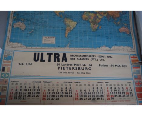 Two vintage maps (unframed)