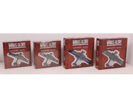 Wings of Glory: A collection of four boxed Wings of Glory, to comprise: WGF303A, WGF303B, WGF304A, and WGF304B. Original boxe