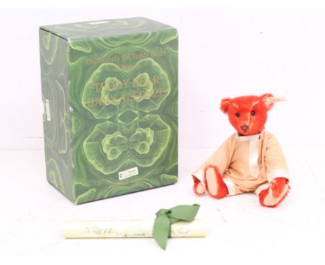 Steiff: A boxed Steiff Teddy Bear Baby Alfonzo, Made Exclusively for Teddy Bears of Witney. Limited Edition 4315 of 5000. Ref