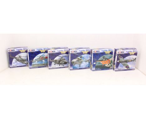 Corgi: A collection of six boxed Corgi: The Aviation Archive, to comprise: Westland Lynx HMA8 AA39005; Westland Lynx HAS 3 (I