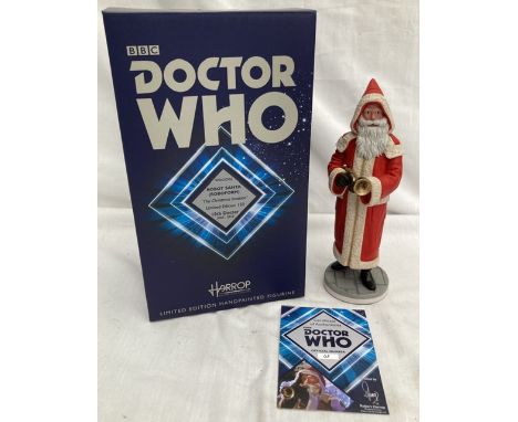 Doctor Who: A boxed Robert Harrop handpainted figure of 'Robot Santa, (Roboform), The Christmas Invasion', Limited Edition 3/