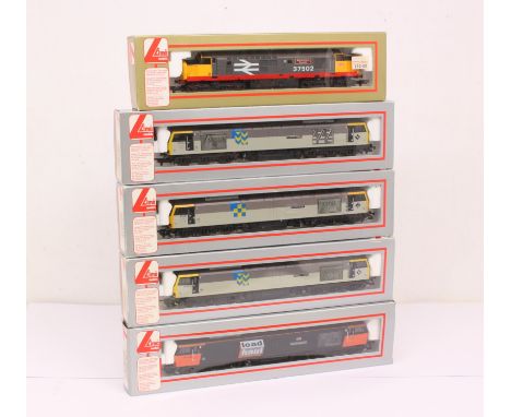 Lima: A collection of five boxed Lima diesel locomotives to comprise: 205231, 204807A5, 204808A6 (two examples) and 204867A7.