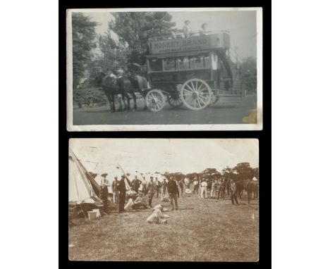 A collection of 17 postcards of Chessington, Surrey, including photographic postcards titled 'Post Office, Leatherhead Rd, Ch