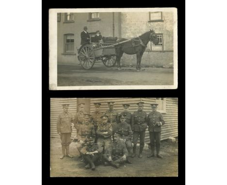 A collection of approximately 139 postcards, the majority topographical views and portraits, including photographic postcards