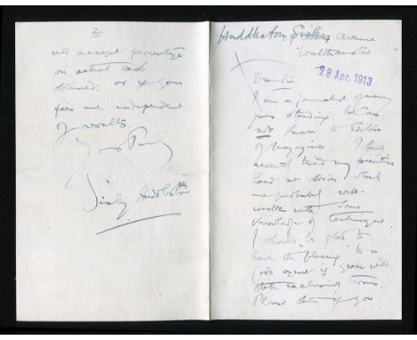 EPHEMERA. A collection of ephemera, including a group of letters relating to Lancashire, one by Rev. Thomas Dunham Whitaker o